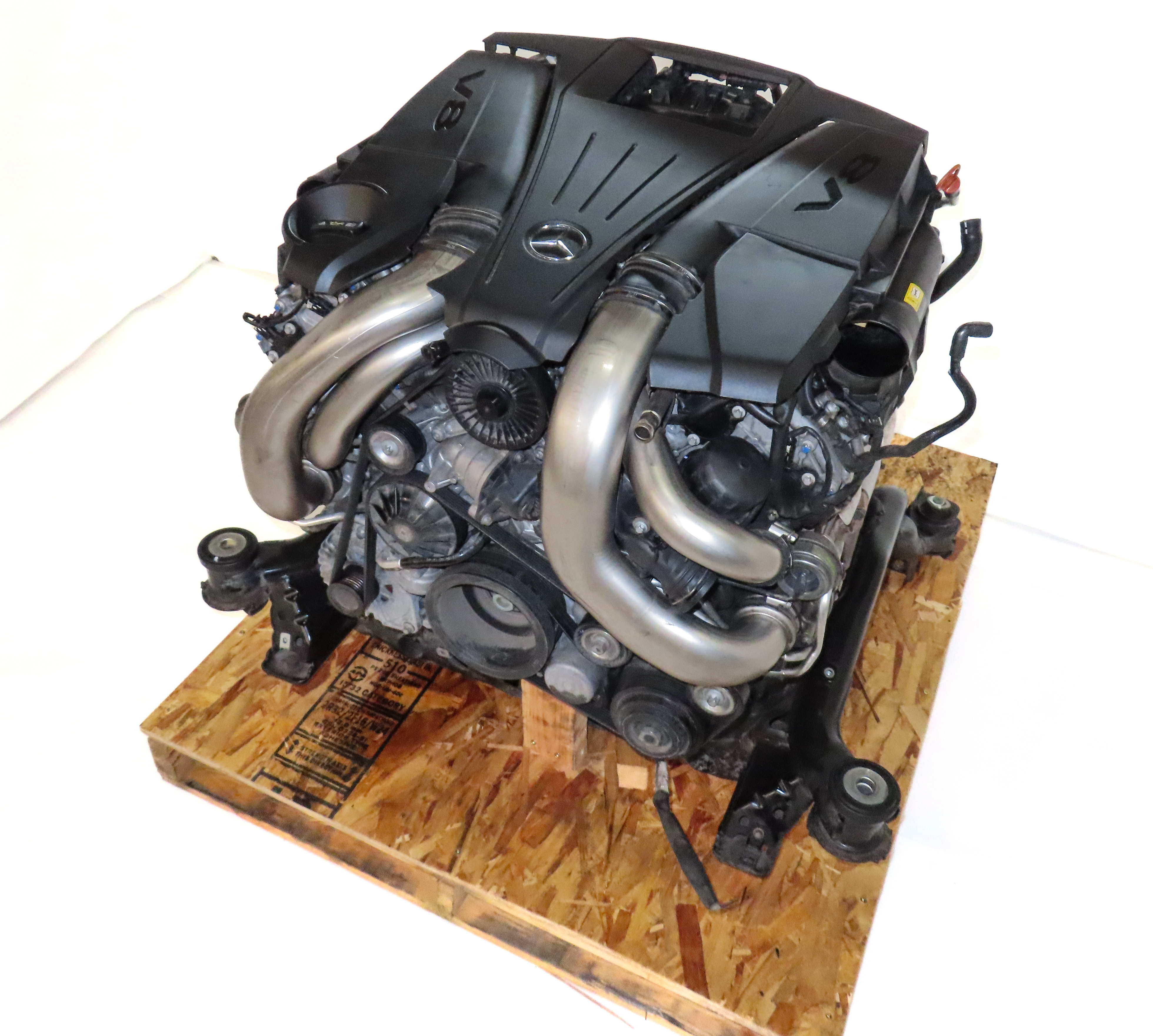 2012 MERCEDES ML550 W166) 4.6L (278.928) TWIN TURBO MOTOR ENGINE ASSEMBLY (139k) — exact item pictured